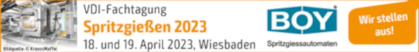 VDI-Fachtagung Spritzgießen 2023, 18. 19. April 2023, Wiesbaden
